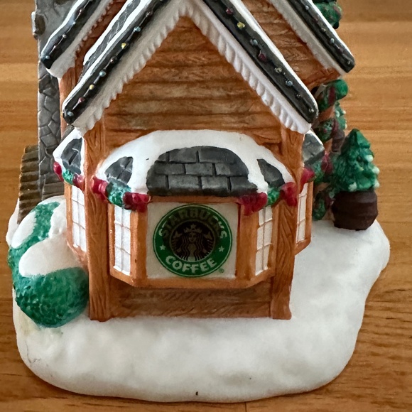 Starbucks Barista 2001 Lighted Christmas House Santa Sumatra Christmas Blend - Picture 9 of 16